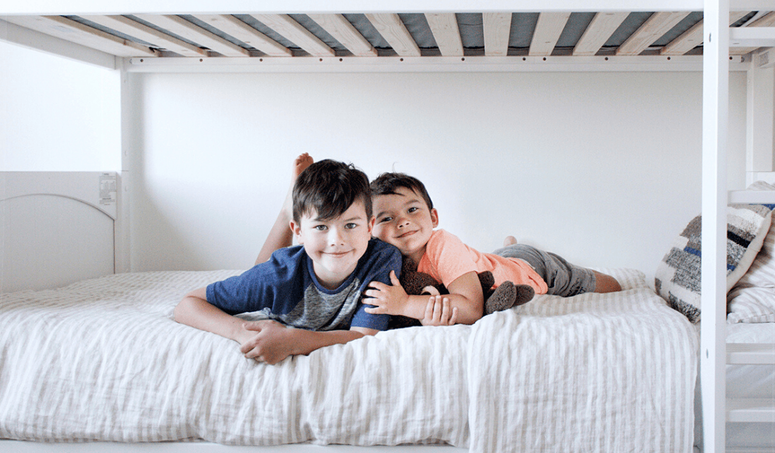 Chelsey Shares her Boys Rooms Inspiration with Classic Twin Bunk