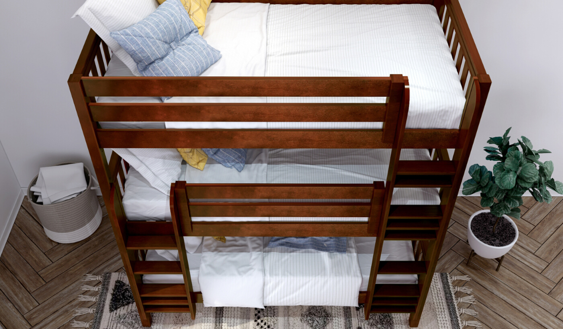 Holy Moly! Check out our Best Selling Stacked Triple Bunk Bed