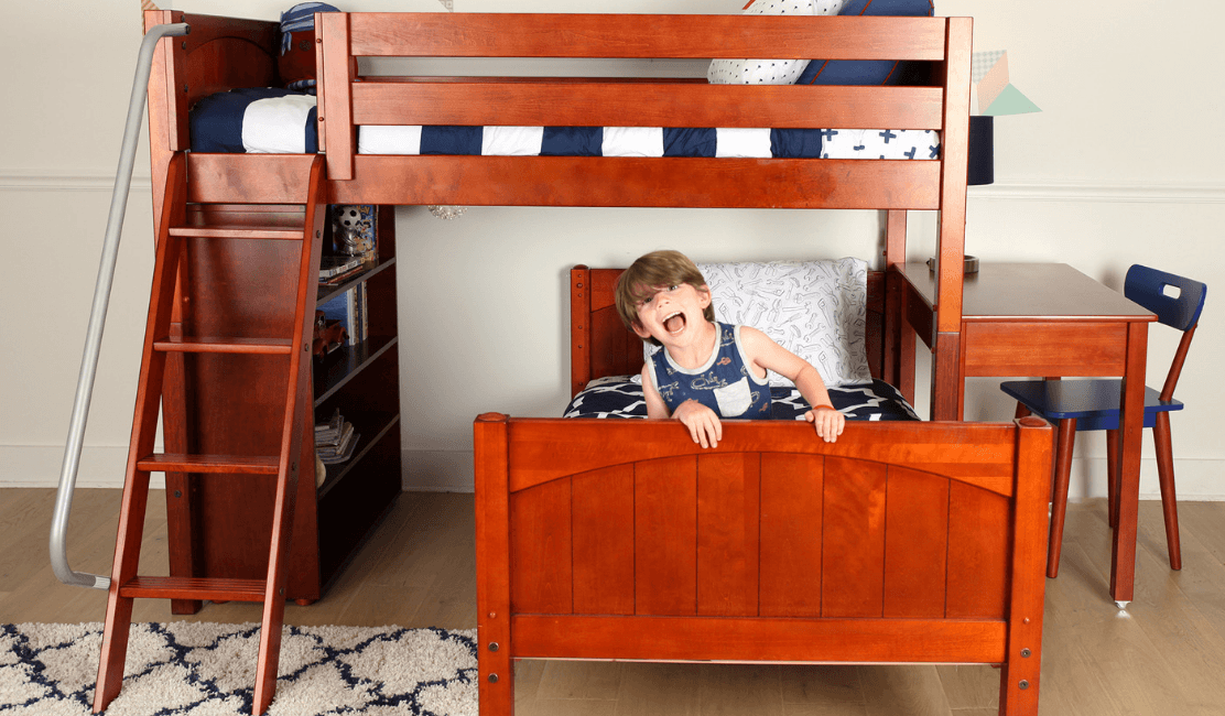 Twin over desk deals