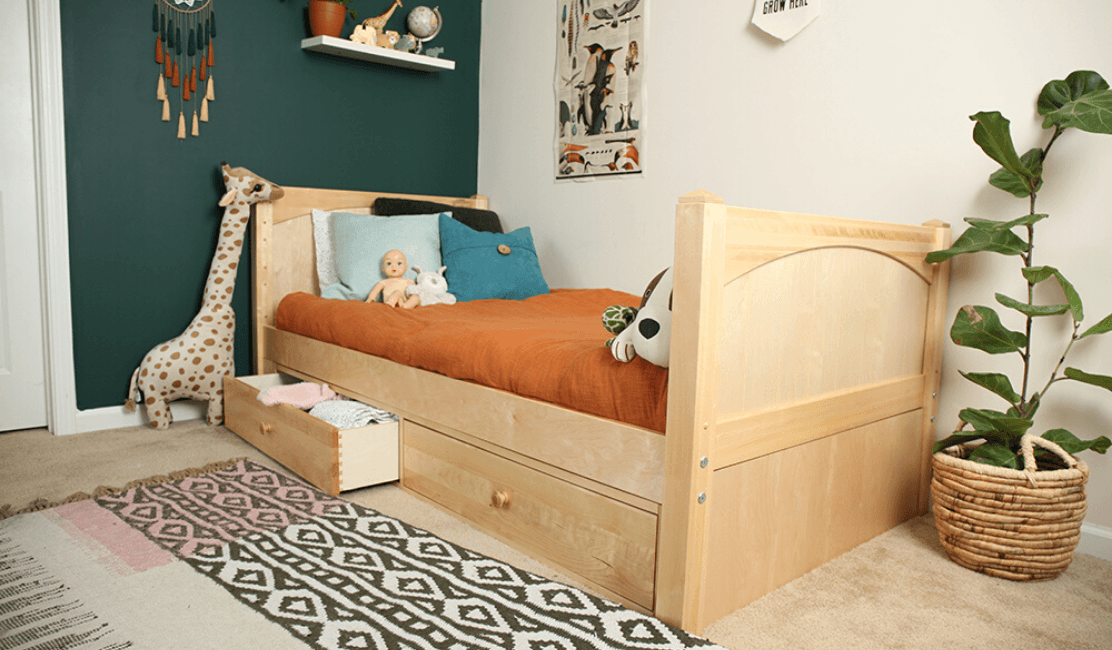 Best Underbed Options for Kids Beds: Underbed Storage Drawers & Trundles