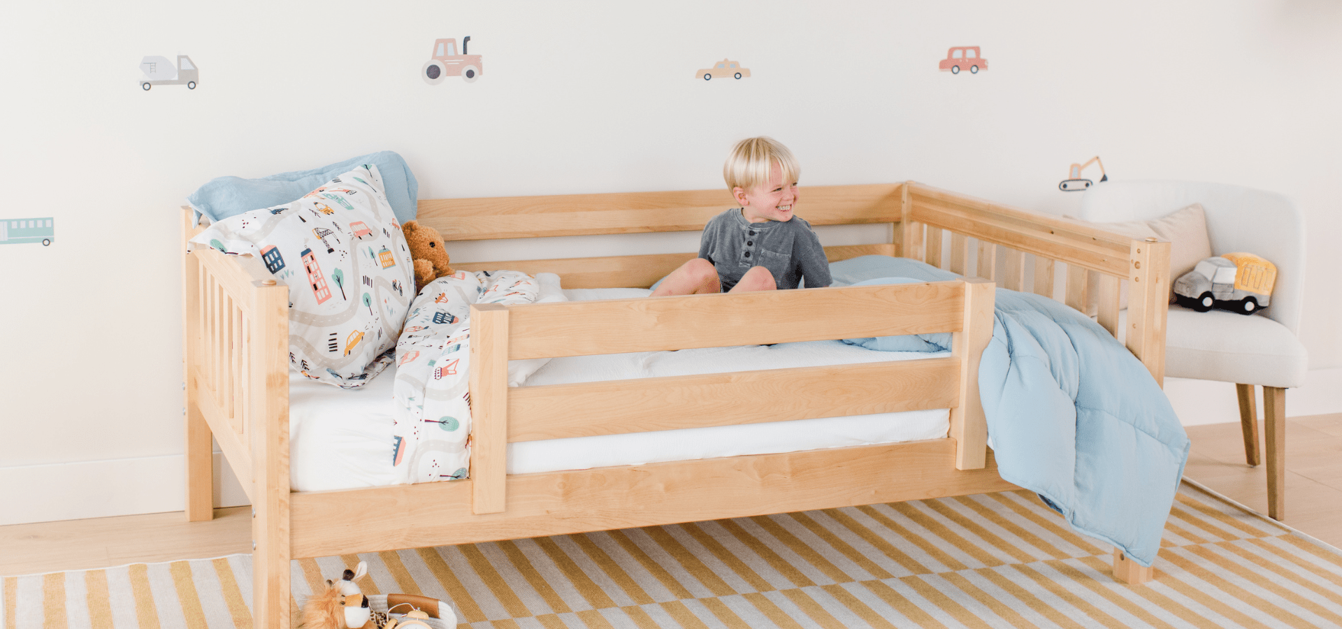 best transitional dresses for fall layering Maxtrix Twin Toddler Bed (800 Lbs. Rating) — Molly Monkey main image 1