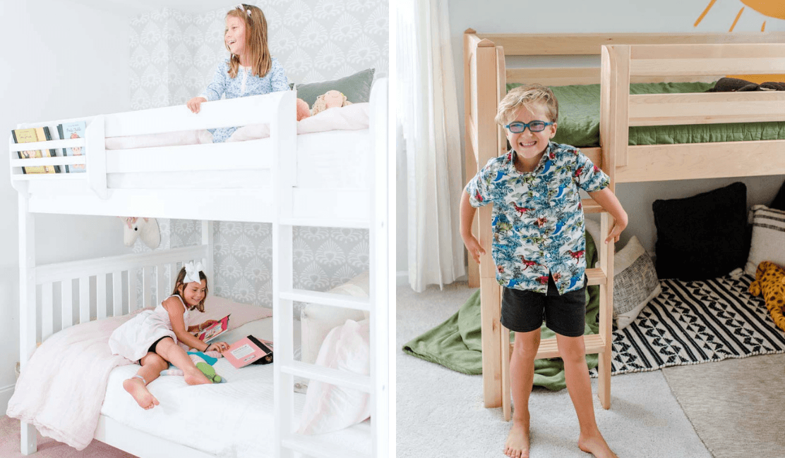 Double twin loft bed deals