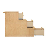 1730-001 : Component Staircase Frame with Drawers, Natural