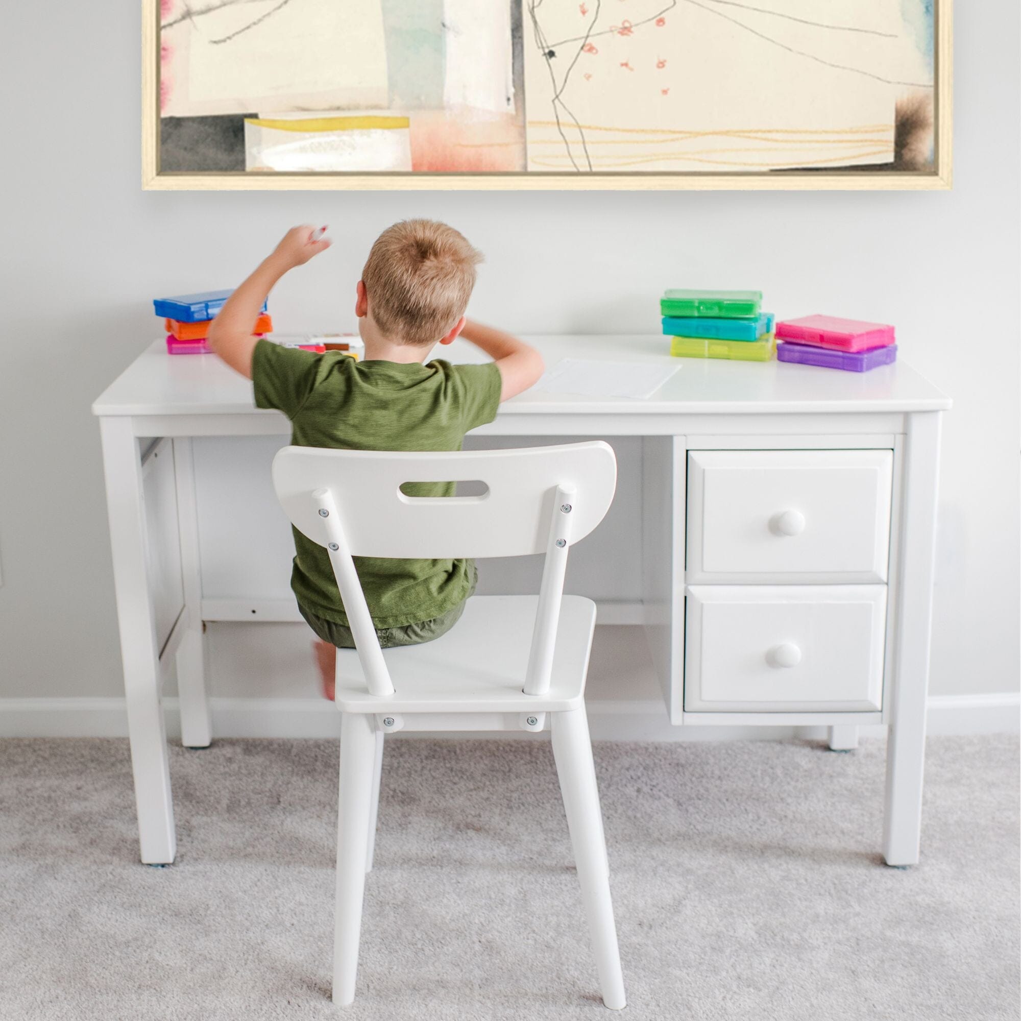 Small 2 Drawer Desk – Maxtrix Kids