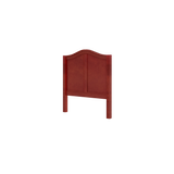 50162-003 : Component High Curve Bed End, Twin, Chestnut