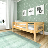 YEAH NS : Kids Beds Twin Toddler Bed, Slat, Natural