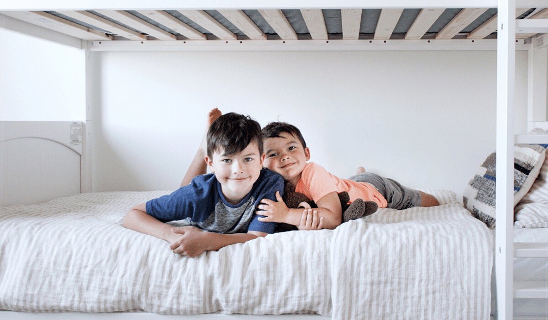 Chelsey Shares her Boys Rooms Inspiration with Classic Twin Bunk Beds