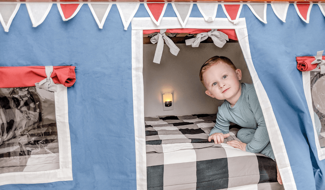 Under Bed Curtains for Your Kid's Bed - Low, Medium or High!