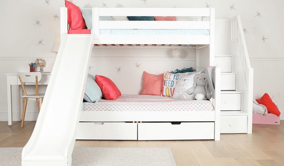 White Bunk Beds For Kids - Classic White Designs For All Ages â€“ Maxtrix Kids