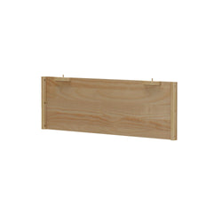 Natural wooden bed headboard panel for home furniture decor.