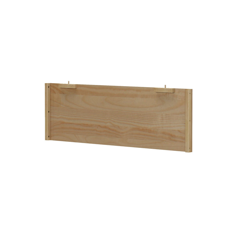 Natural wooden bed headboard panel for home furniture decor.