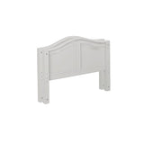 102-002 : Component Twin Curved Bed End Low/Low, White