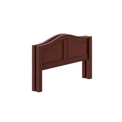102-003 : Component Twin Curved Bed End Low/Low, Chestnut