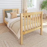 1060 NS : Kids Beds Twin Basic Bed - High, Slat, Natural