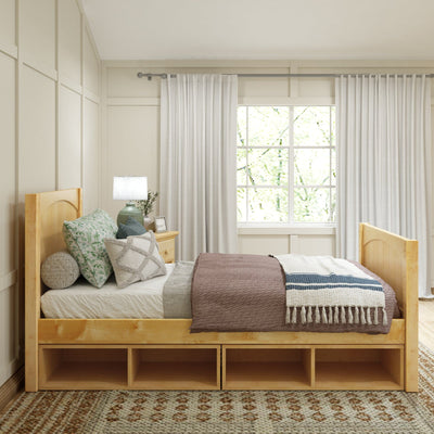 Twin Traditional Bed with Cubbies