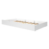 1206-002 : Furniture Trundle with Slats, White