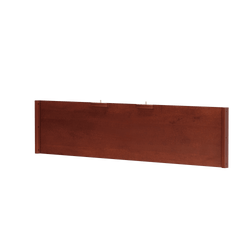 High-quality walnut wood headboard for bedroom furniture.