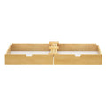 Wooden fretboard and bridge for musical instrument.