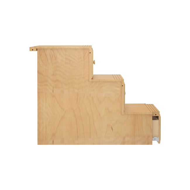 1730-001 : Component Staircase Frame with Drawers, Natural