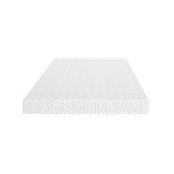 Minimalist white mattress design for optimal comfort and sleep support.