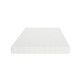 Minimalist white mattress design for optimal comfort and sleep support.