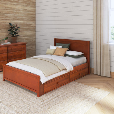 Full XL Traditional Bed with Underbed Dresser