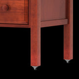 2454-003 : Furniture Large 2 Drawer Desk, Chestnut