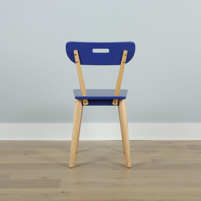 2511-101 : Furniture Chair, Blue/Natural