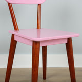2513-103 : Furniture Chair, Pink/Chestnut
