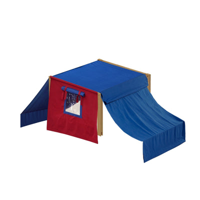 3451-021 : Accessories Full Top Tent Frame + Fabric, Blue + Red