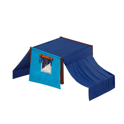 3453-080 : Accessories Full Top Tent Frame + Fabric, Blue + Light Blue
