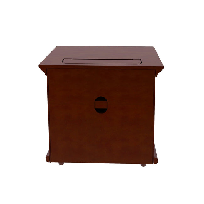 4120-003 : Furniture Nightstand with Charging Station, Chestnut
