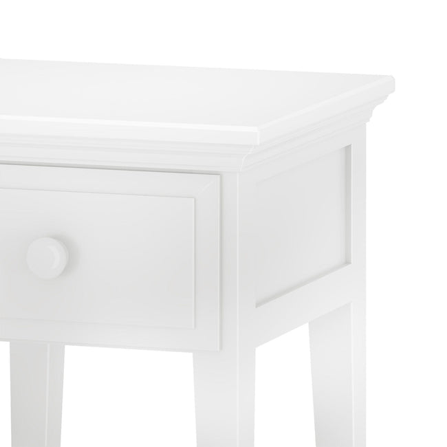 4210-002 : Furniture 1 Drawer Nightstand with Shelf, White