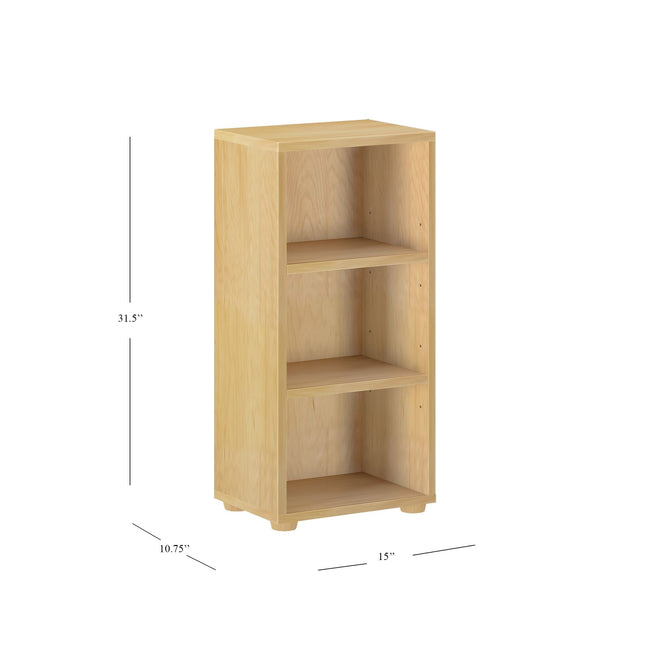 4633-001 : Bookcase Low Bookcase, Natural - 15"