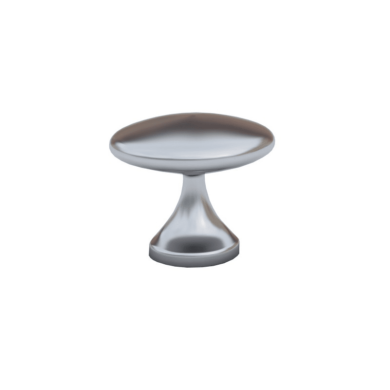 Silver metal cupcake stand with a modern design, perfect for elegant dessert presentations.