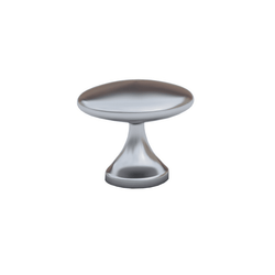 Silver metal cupcake stand with a modern design, perfect for elegant dessert presentations.