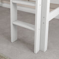 Mid Loft Bed with Slide