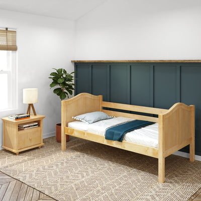 BRIXM NC : Kids Beds Daybed with Med HBs, Curve, Natural
