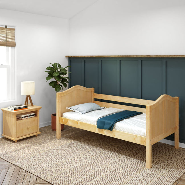 BRIXM NC : Kids Beds Daybed with Med HBs, Curve, Natural