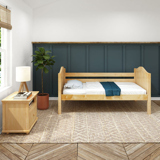 BRIXM NC : Kids Beds Daybed with Med HBs, Curve, Natural