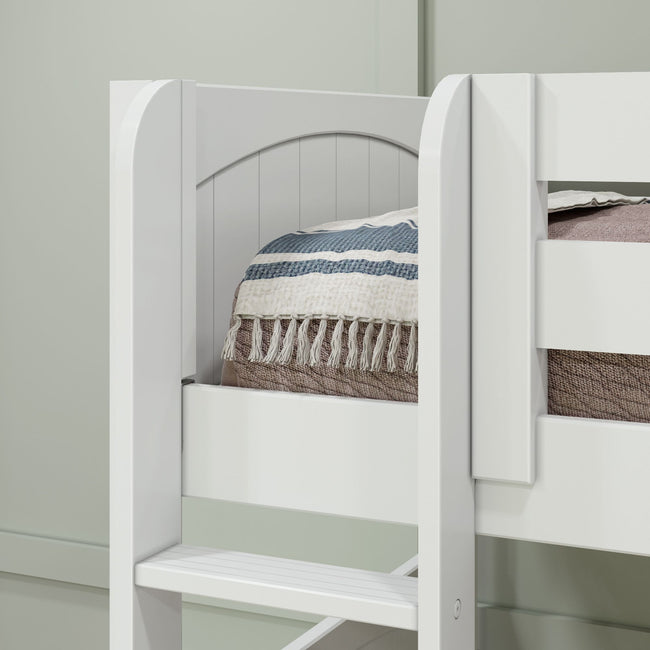 CRUX WP : Multiple Bunk Beds Twin Medium Corner Bunk Bed, Panel, White