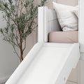 Low Loft Bed with Slide and Stairs