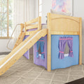 Fort Loft Bed with Slide