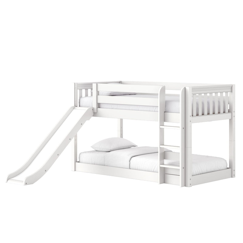Floor Bunk Bed with Slide