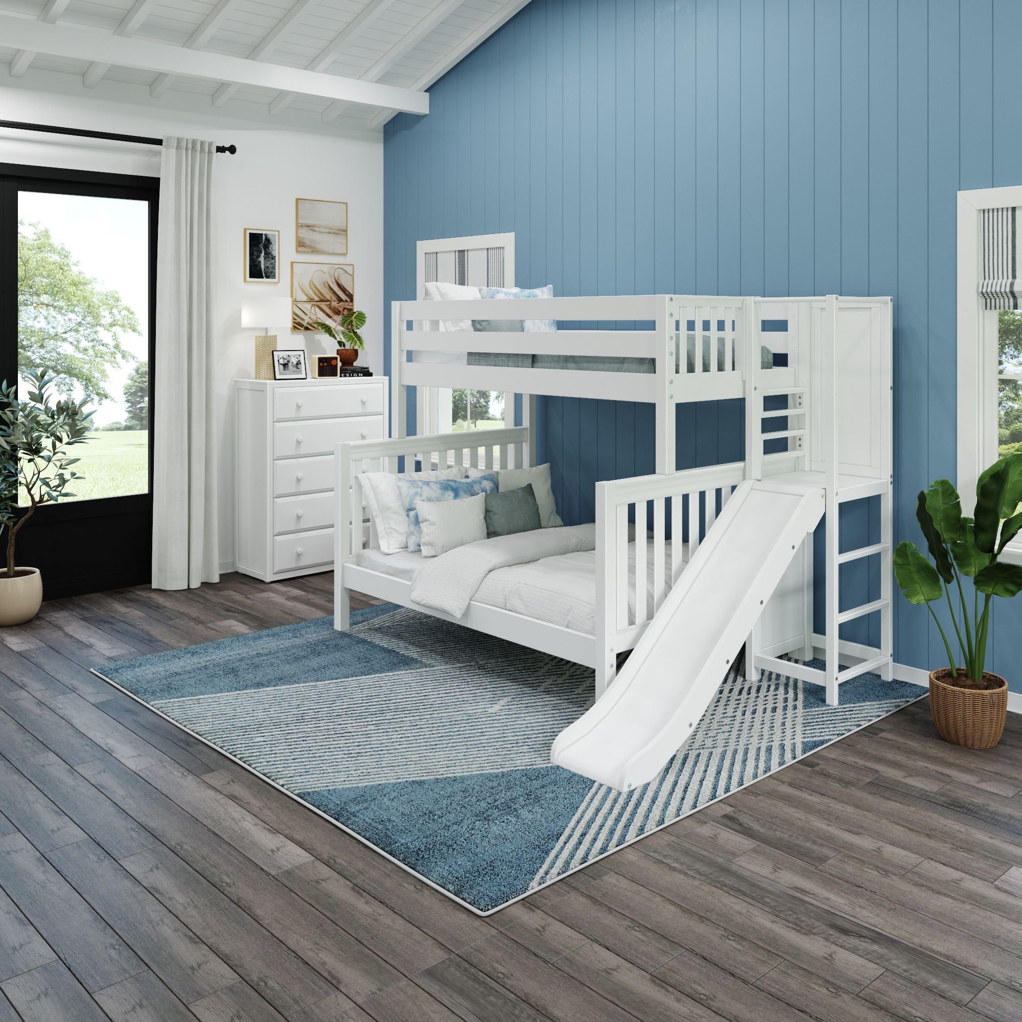 Twin bed with slide hotsell
