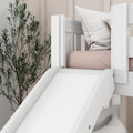 Classic Twin Bunk Bed with Slide