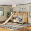 Classic Twin Bunk Bed with Slide