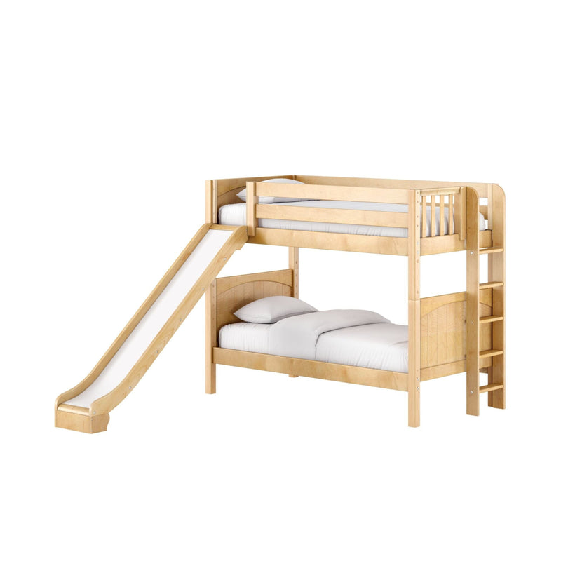 Classic Twin Bunk Bed with Slide