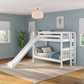 Classic Twin Bunk Bed with Slide