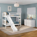 Classic Twin Bunk Bed with Slide